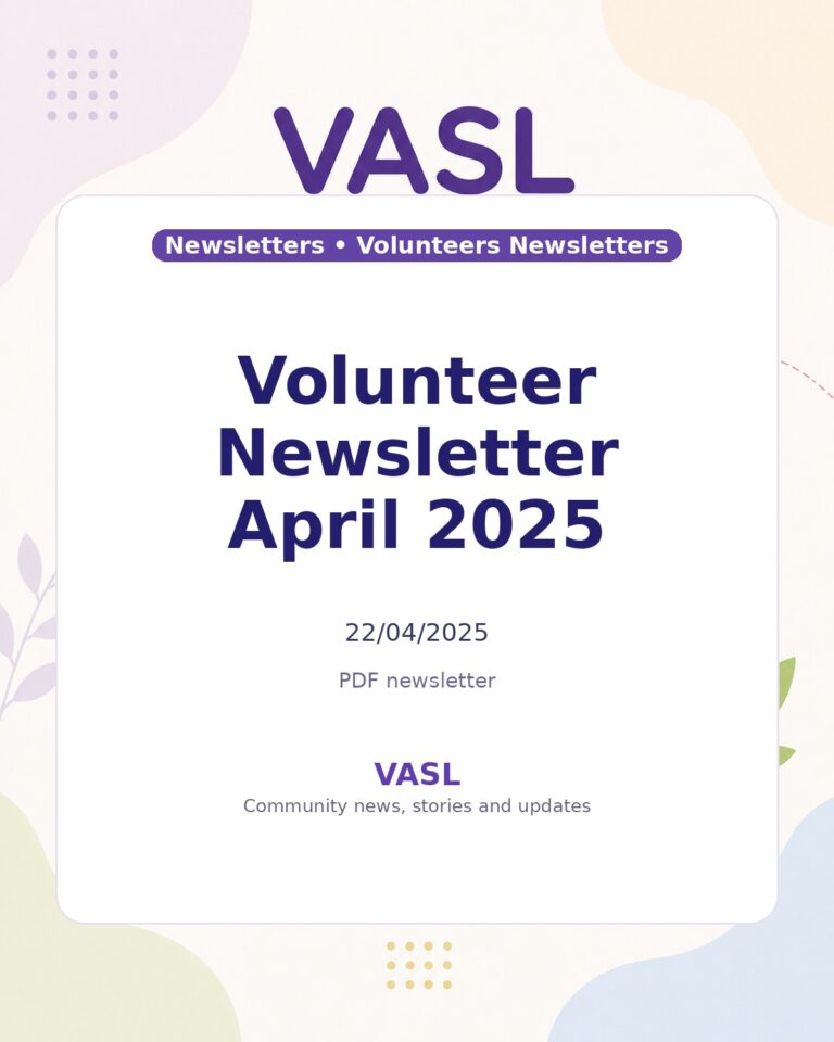 Volunteer Newsletter April 2025